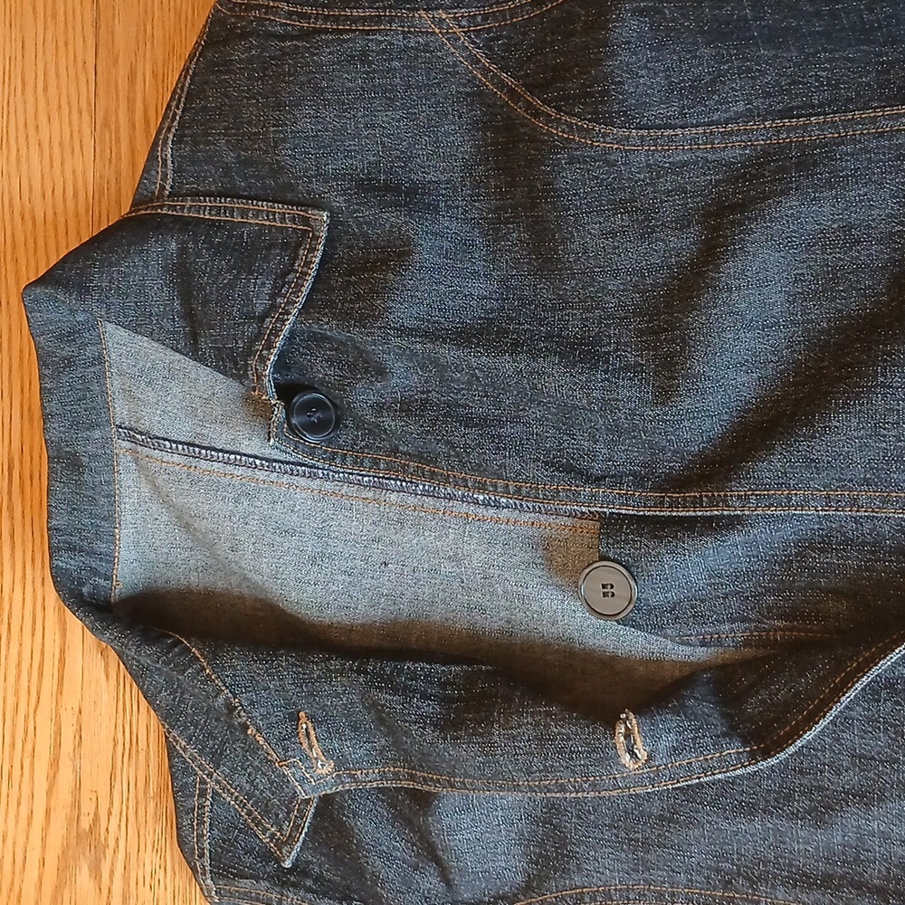 Handmade Jean Coat size XLarge - Picture 6 of 6